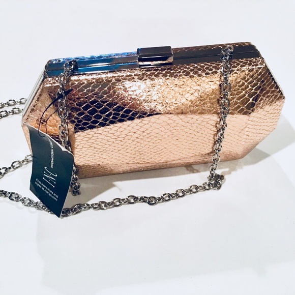 Hybrid Cross-Body/Clutch Rose-Gold INC for Macy’s - Picture 3 of 8